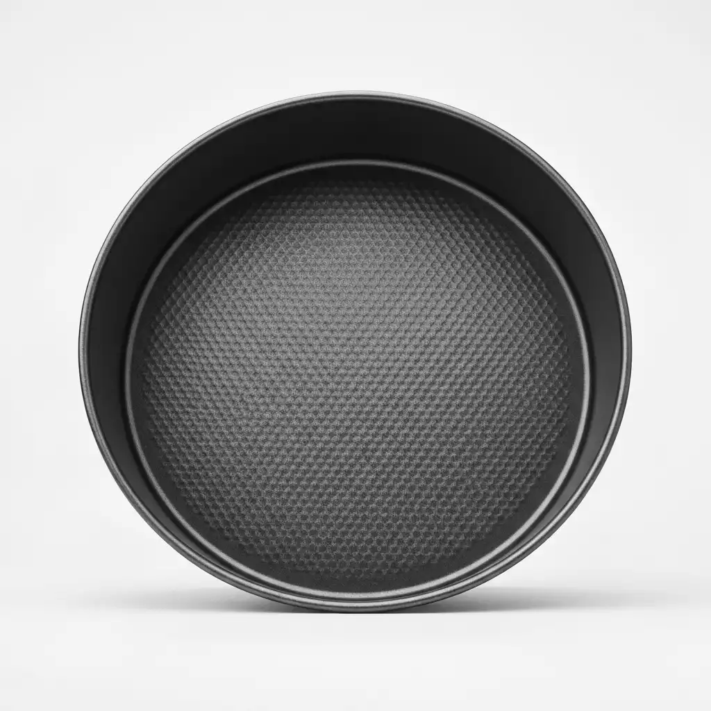 Pampered Chef carbon steel cake pan with non-stick coating