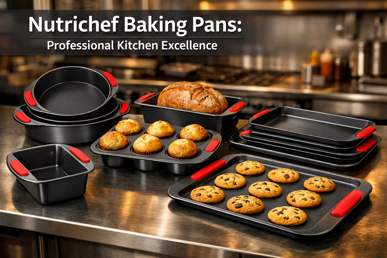 Nutrichef Baking Pans: Professional Kitchen Excellence