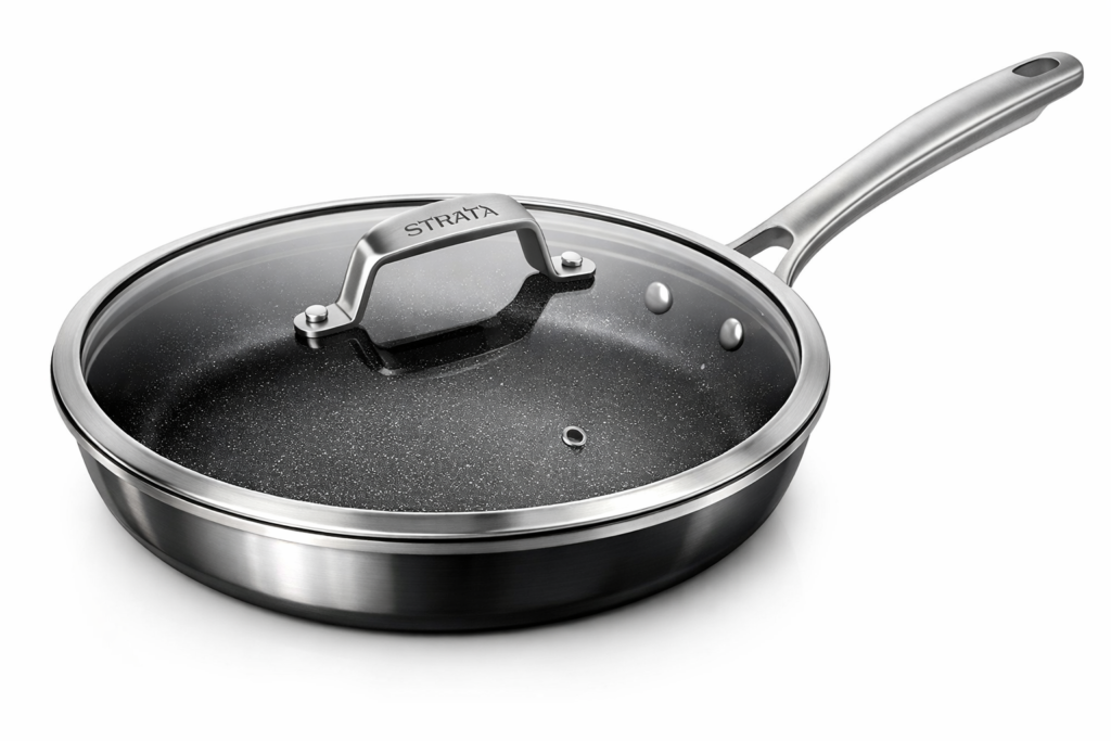 Strata Line Cookware Strata Pan 12-Inch Review: Hybrid Nonstick Cookware Test