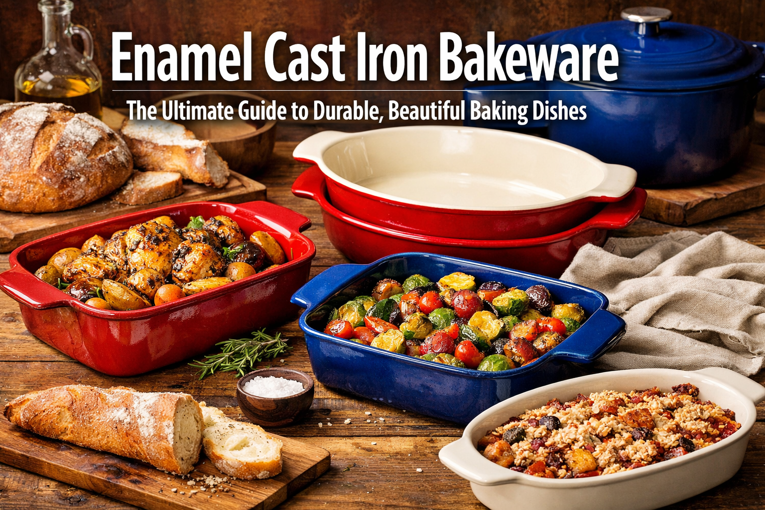Enamel Cast Iron Bakeware