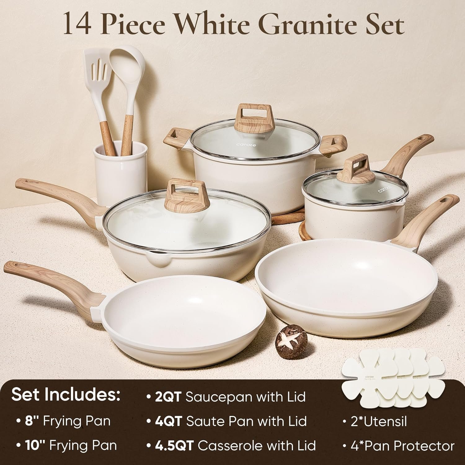 Best Carote Non Stick Cookware Set: 2026 Buying Guide - Bakeware Pans ...