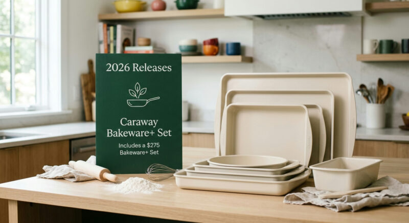 Caraway Bakeware 2026: Newest Releases Include a $275 Bakeware Set
