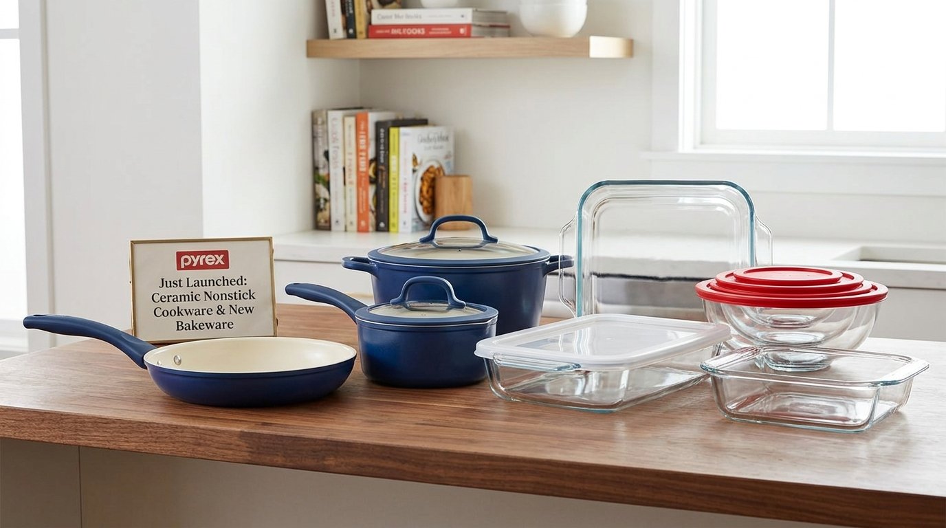 Pyrex Just Launched Ceramic Nonstick Cookware and New Bakeware: 2026