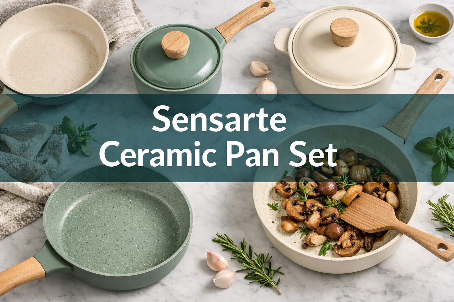 Sensarte Ceramic Pan Set: Complete 2026 Review